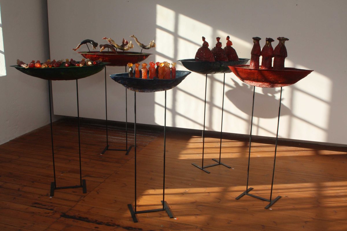Sculpture by Bente Kluge