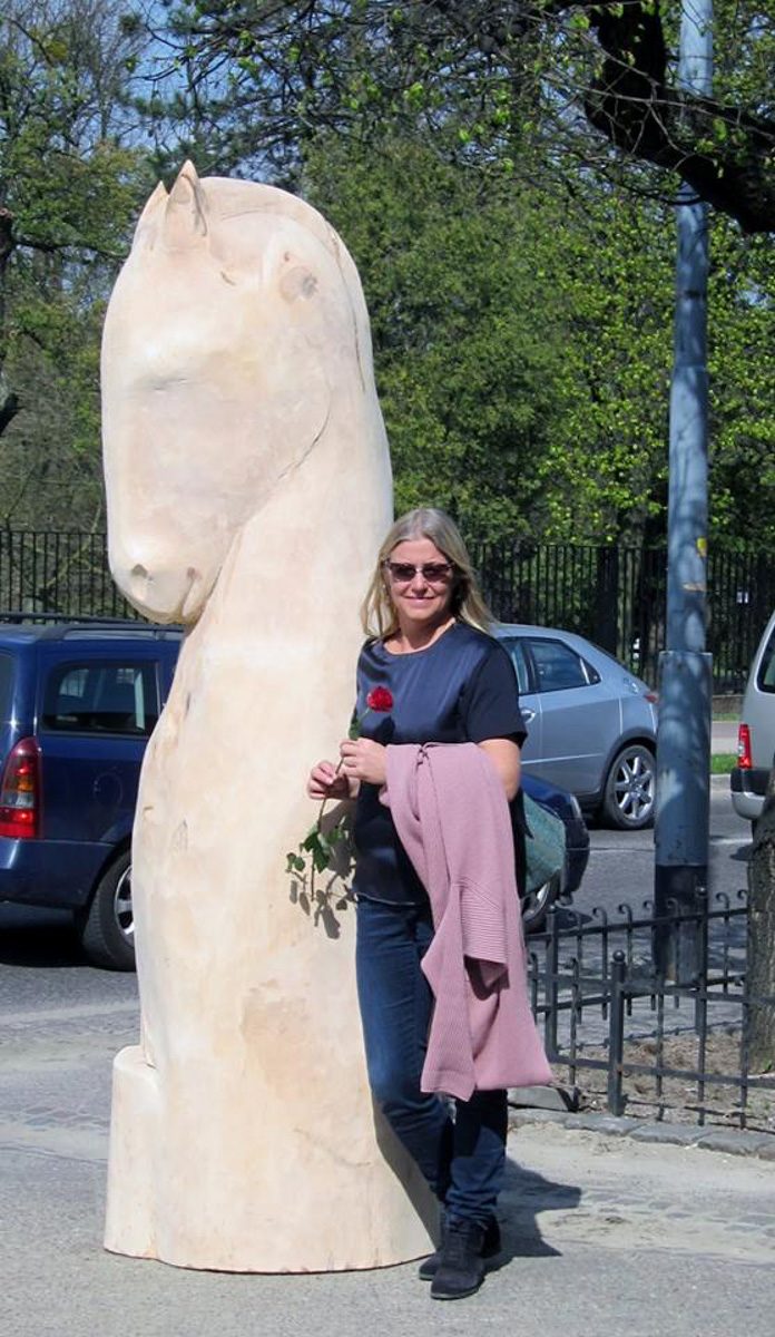 Sculpture by Bente Kluge